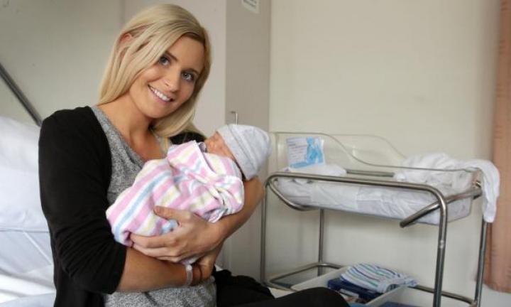 Ashley Johnson gives birth in the car park at Gosford Hospital