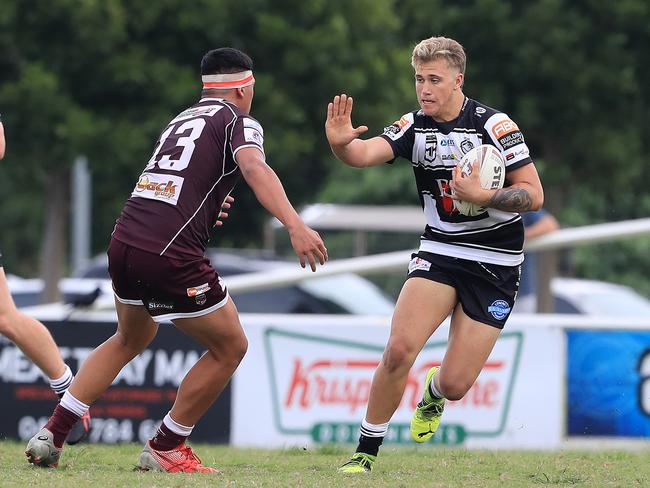 Riley Gadsby in action during the Mal Meninga Cup clash between the Burleigh Bears V Tweed Heads Seagulls in 2021. Picture: Scott Powick Newscorp