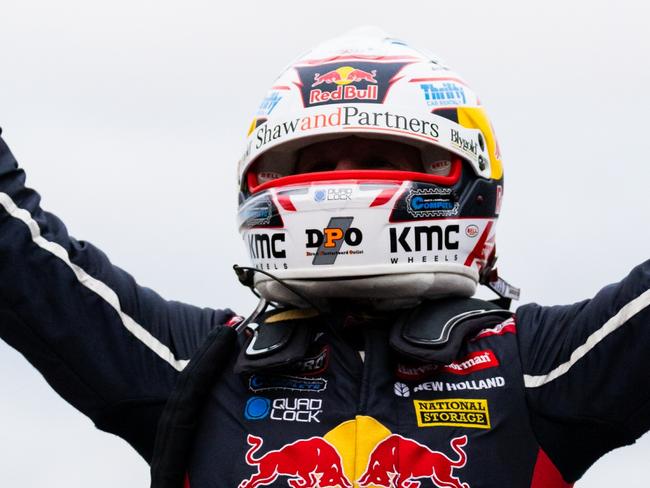 MELBOURNE, AUSTRALIA - SEPTEMBER 15: (EDITORS NOTE: A polarizing filter was used for this image.) Will Brown driver of the #87 Red Bull Ampol Racing Chevrolet Camaro ZL1 during the Penrite Oil Sandown 500, part of the 2024 Supercars Championship Series at Sandown International Motor Raceway, on September 15, 2024 in Melbourne, Australia. (Photo by Daniel Kalisz/Getty Images)