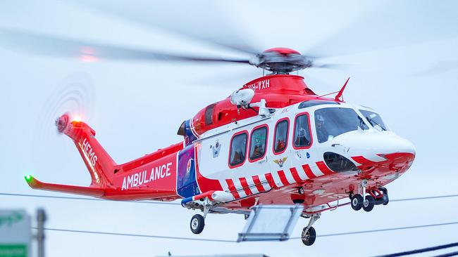 A young woman is in a critical condition after reportedly falling from a fire escape at a property in north western Victoria. Picture: Mark Stewart