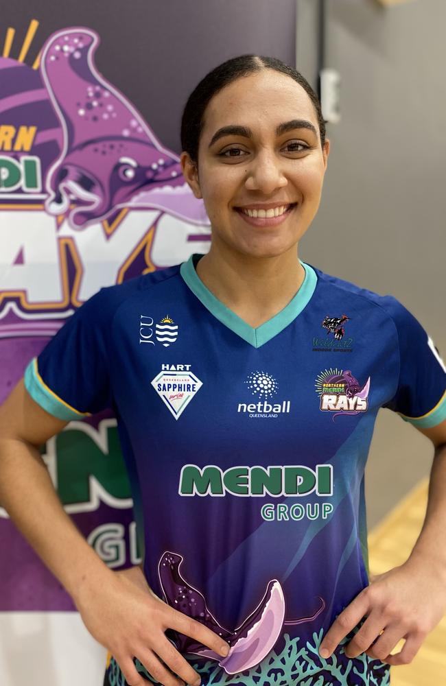 Estel Mocelutu will take to the court with the Mendi Rays for the 2022 Sapphire Series. Photo: Supplied