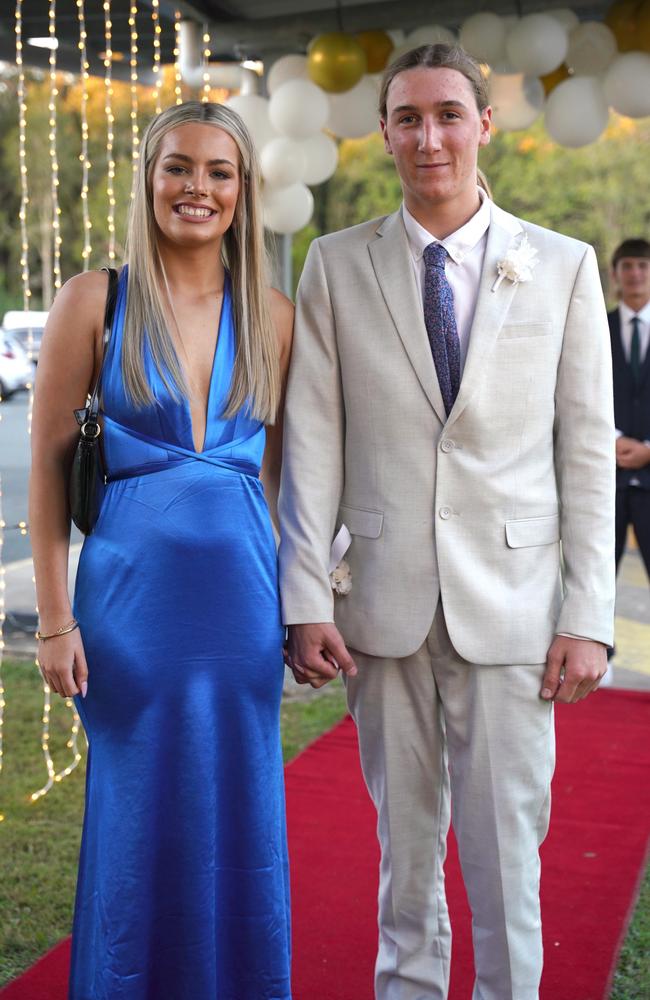 Bella and Liam at the Coolum State High School formal 2023. Pictures: contributed