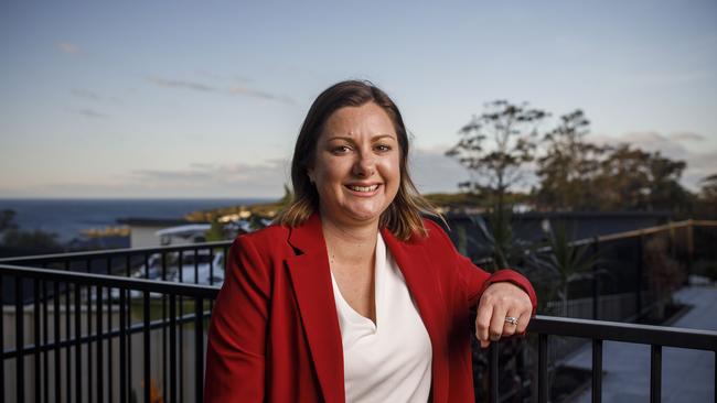 Labor’s new Eden-Monaro MP Kristy McBain at home in Tura Beach. Picture: Sean Davey.