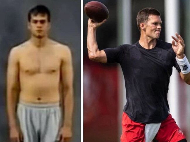 Tom Brady's incredible body trasnformation.