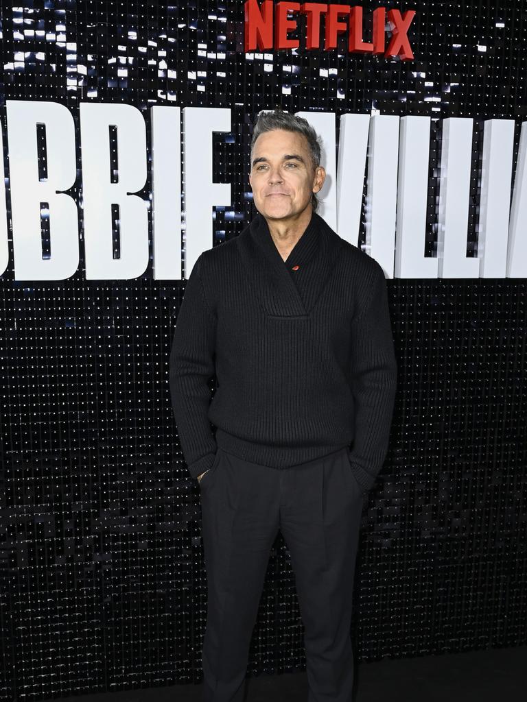 Williams at the London premiere of the Netflix documentary about his life earlier this week. Picture: Gareth Cattermole/Getty Images