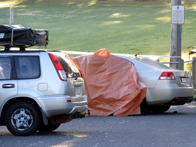 One pedestrian died and another was injured after being hit by a car. Picture: Andrew Henshaw