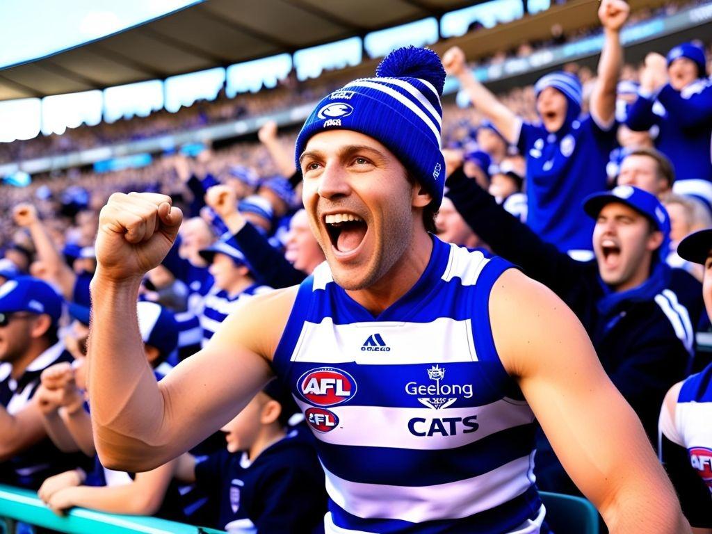 What AI thinks the average Geelong Cats fan looks like.
