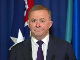 SAME AGAIN? Leader of the Opposition Anthony Albanese speaks to the media  at Parliament House in Canberra on Thursday. Picture: LUKAS COCH