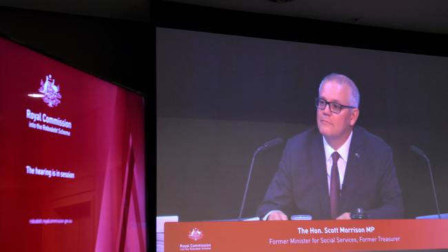 The royal commission was damning of former prime minister Scott Morrison. Picture: NCA NewsWire / John Gass