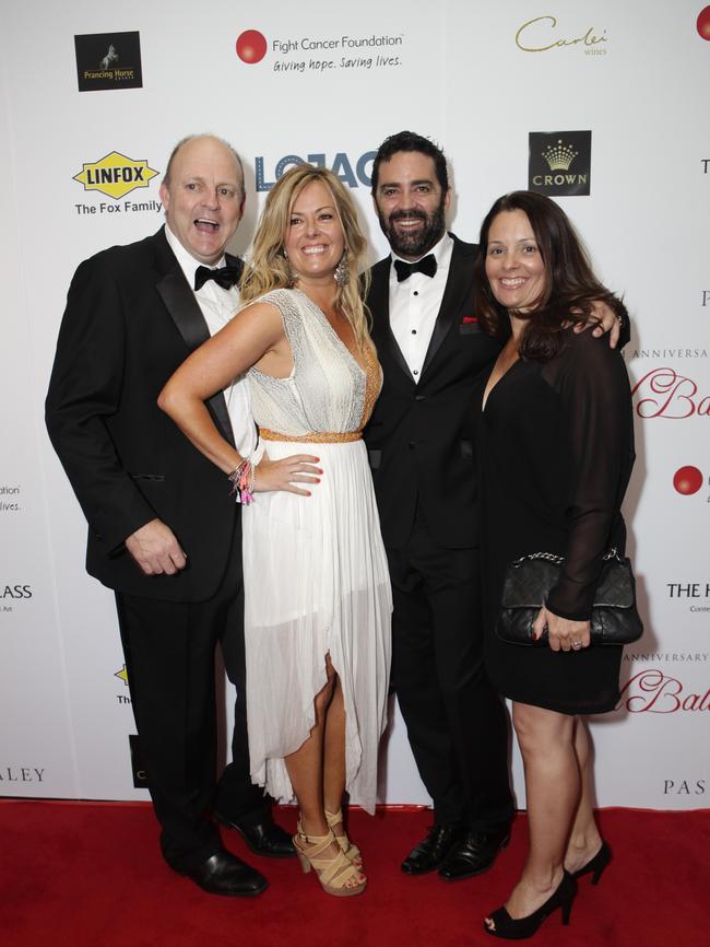 Billy and Nicky Brownless with Melissa And Garry Lyon.