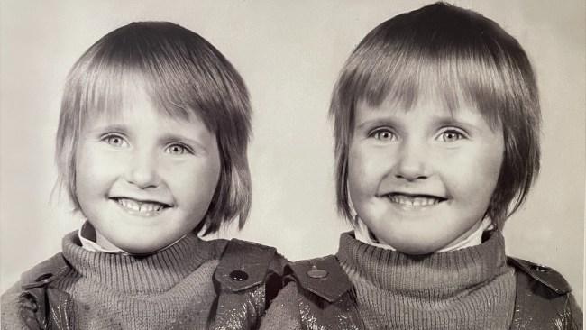 Maria and Jenny when they were children. Picture: Supplied