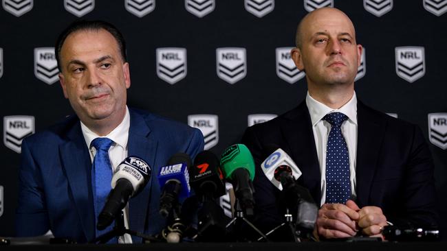 V'landys is plotting out the NRL’s next era. Photo: AAP Image/Bianca De Marchi