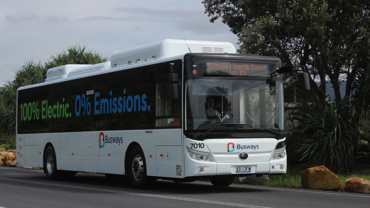 A Yutong-made bus being used in Coffs Harbour in NSW. Picture: Tim Jarrett