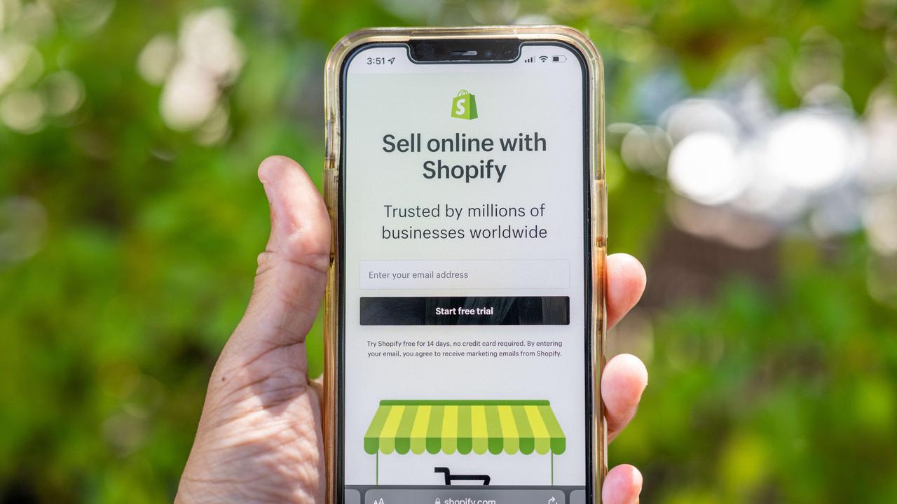 Shopify has laid off 10 per cent of its global staff after over-estimating how long the Covid-19 pandemic's shopping surge would continue. Picture: Brandon Bell/Getty Images