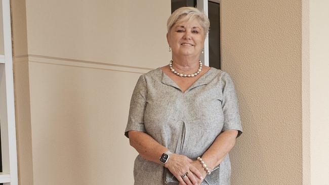 Maree Garrigan wraps up over 40 years in Northern Territory education with a send off at Parliament House. Picture: Jordan McCarthy