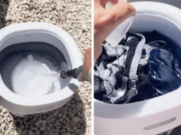 ALDI camping washing machine review