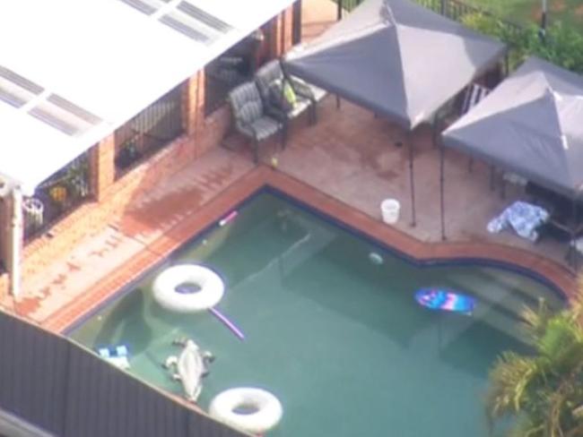 A nine-year-old girl has been rushed to hospital in a critical condition after she nearly drowned in a backyard swimming pool. Emergency services were called to Rosaki Close in Edensor Park just after 4.30pm on Sunday to respond to reports of an unconscious child being pulled out of a swimming pool. A spokesperson for NSW Ambulance said a bystander administered CPR before paramedics arrived on scene. Picture: 7 News