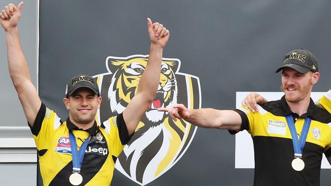 Jack Graham (left) was key to Richmond’s Grand Final win. (Photo by Michael Dodge/Getty Images)