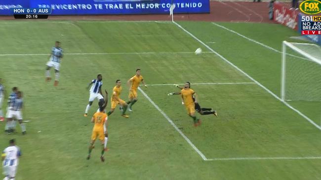 Roos deprived a penalty in game against Honduras.