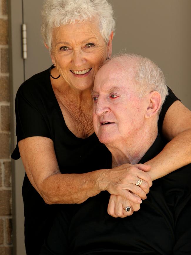 Johnny Raper with his loving wife Carol. (Kristi Miller)