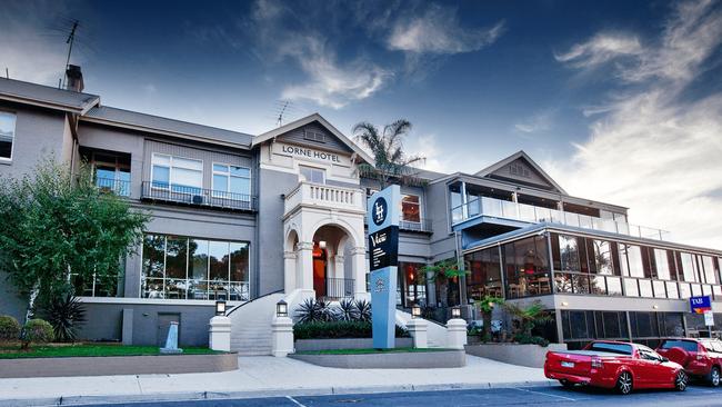 The Lorne Hotel occupies a prime position in the popular coastal town.