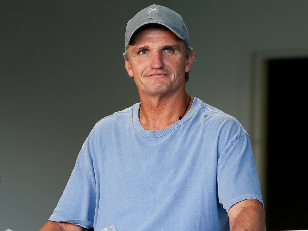 Ivan Cleary was on deck to watch his son Jett, but the young Warriors half only came on with 20 minutes to go and had a game to forget. Picture: Getty Images