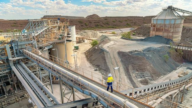 Tanami gold mine is in the Tanami Desert .(Supplied: Newmont Australia)