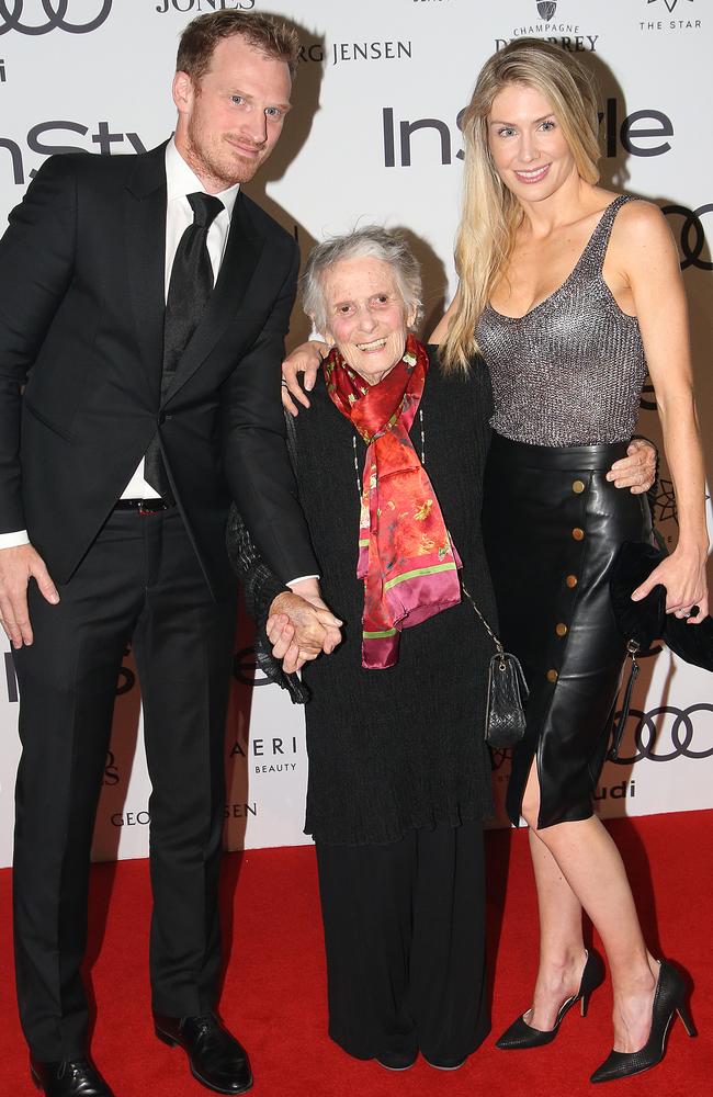 Margaret Fulton with her grandchildren at the InStyle and Audi Women of Style Awards.