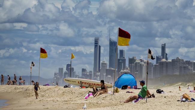 A typical tough day at The Spit. Picture: Jerad Williams.