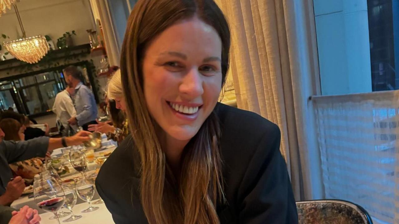 Melbourne Deputy Lord Mayor candidate Erin Deering celebrates her 40th birthday at Reine and La Rue, sharing photos on social media. Picture: Instagram.