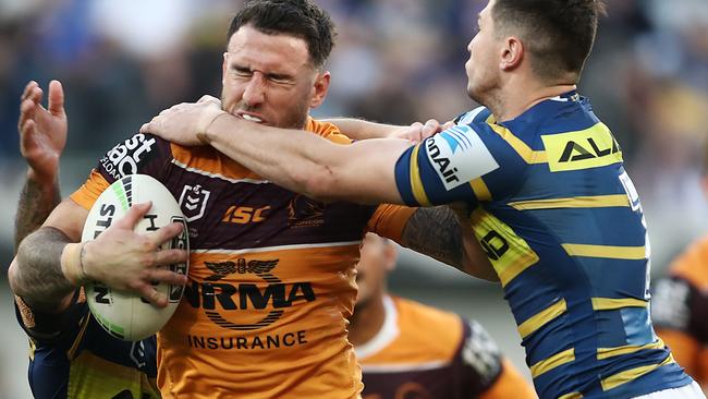 Darius Boyd had one of his toughest ever years in the NRL in 2019. Picture: Mark Metcalfe/Getty Images