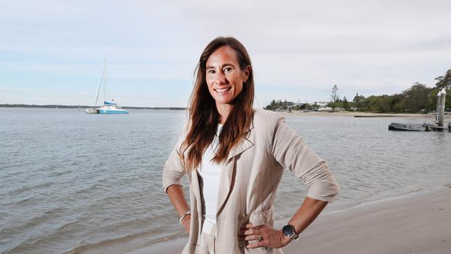 Shelley Curtis was appointed to be councillor for divison 4after Cameron Caldwell won state seat. Shelley Curtis at Paradise Point foreshore. Picture Glenn Hampson