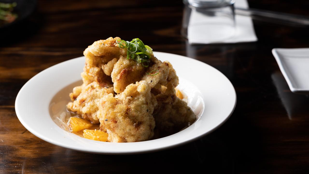 The citrus chicken at Mi Raak, Fortitude Valley. Picture: David Kelly