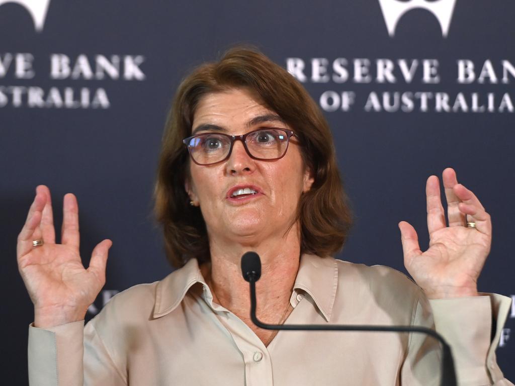 Reserve Bank of Australia governor Michele Bullock could be about to hike rates. Picture: NCA NewsWire / Jeremy Piper