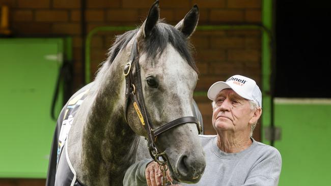 Trainer Les Bridge was the happiest he has been so far with Classique Legend following his trial win at Randwick on Friday. Picture: Getty Images