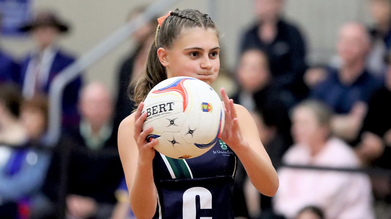 Georgia McAuliffe in action for St Ursula’s.