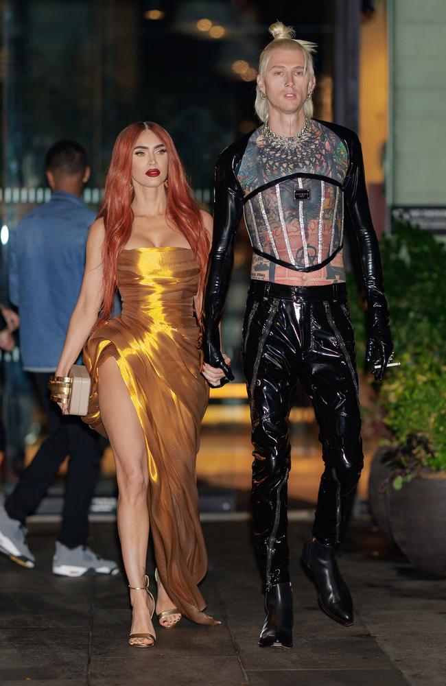 Megan Fox And Machine Gun Kellys Wild Outfits For Time100 Gala Photos Au 