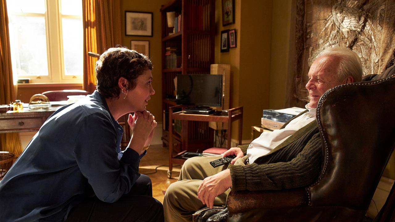 Olivia Colman and Anthony Hopkins in The Father. Picture: Sean Gleason