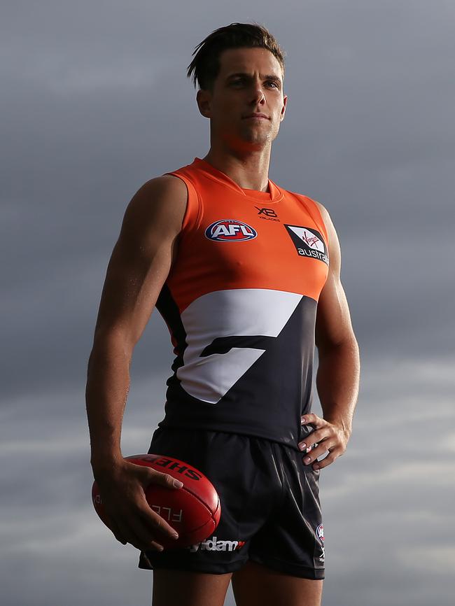 GWS Giants star Josh Kelly is a leading hope to win the Brownlow. Picture: Toby Zerna