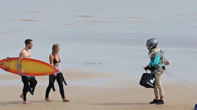 Food delivery on the beach could become a reality if city leaders have their way.