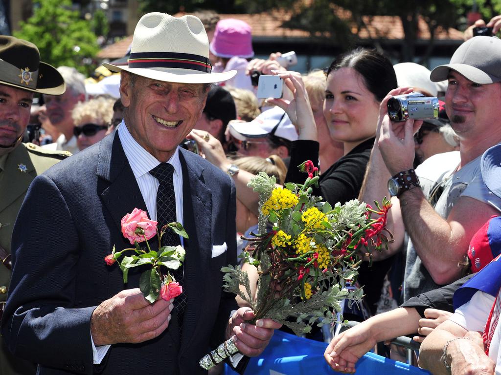 Prince Philip’s energy left one of his staffers astonished. Picture: AAP Image/Richard Hatherly