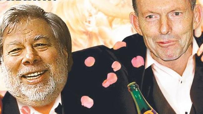 Abbott crashed Wozniak son’s wedding