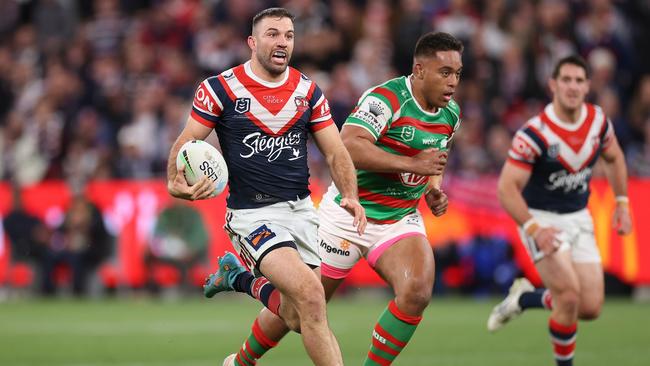 James Tedesco helped the Roosters go on an epic run to end the regular season. Picture: Cameron Spencer / Getty Images