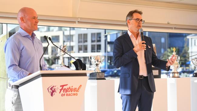 Andrew Jones at “Festival Of Racing” launch in February.