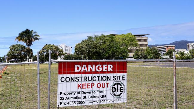 Vacant land owned by James Cook University, set aside for the future construction of the Cairns University Hospital project. Picture: Brendan Radke