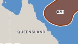 Tropical low 02U is heading towards Australia and will intensify through the week. Picture: Bureau of Meteorology