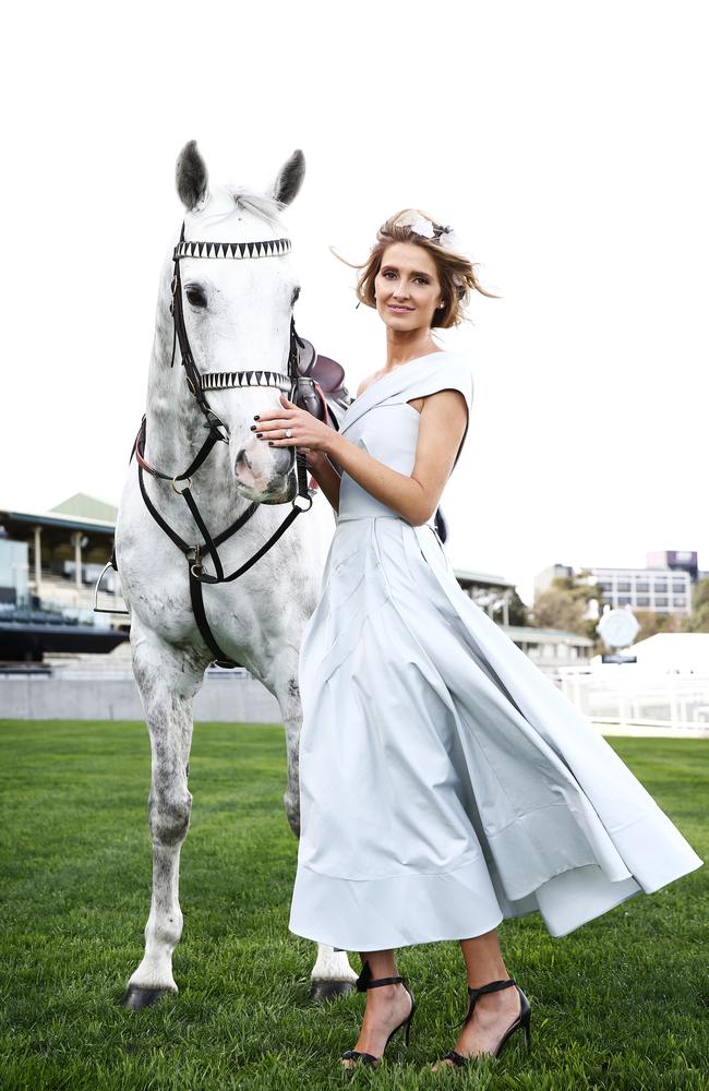 Sydney Spring Carnival Ambassador Kate Waterhouse at Royal Randwick. Picture: Tim Hunter