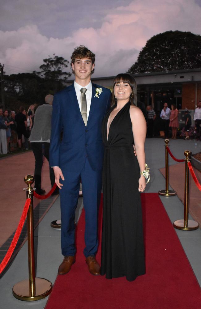 Students arrive at Noosa District State High School formal.