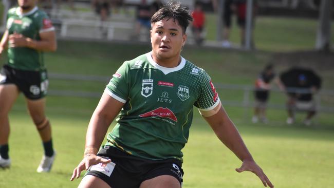 Meninga Cup semi-final action between the Ipswich Jets and Townsville Blackhawks. Saturday April 15, 2023.