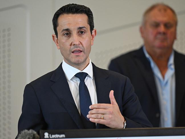 Premier David Crisafulli made the announcement Monday. pic: Lyndon Mechielsen/Courier Mail